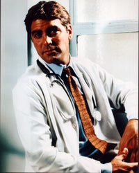 George Clooney in lab coat photo print from E.R. series