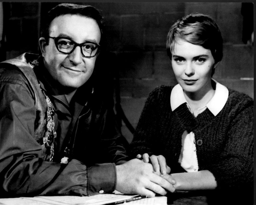 Peter Sellers and Jean Seberg in The Mouse That Roared Black and White Photo Print