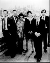 Law & Order Cast Rooftop Black and White Photo Print (8x10)