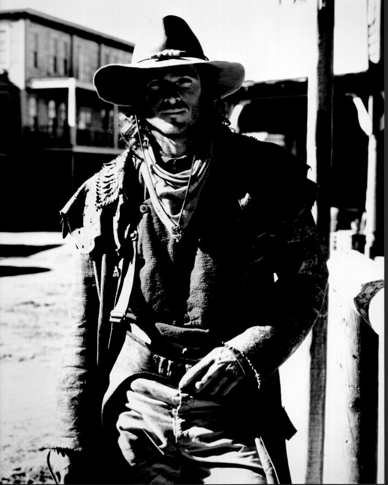 Eric Close on set of The Magnificent Seven Black and White Photo Print