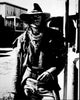 Eric Close on set of The Magnificent Seven Black and White Photo Print
