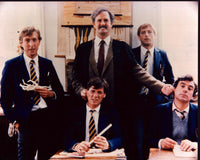 The Meaning of Life photo print featuring Eric Idle, John Cleese, Graham Chapman, Michael Palin, and Terry Jones