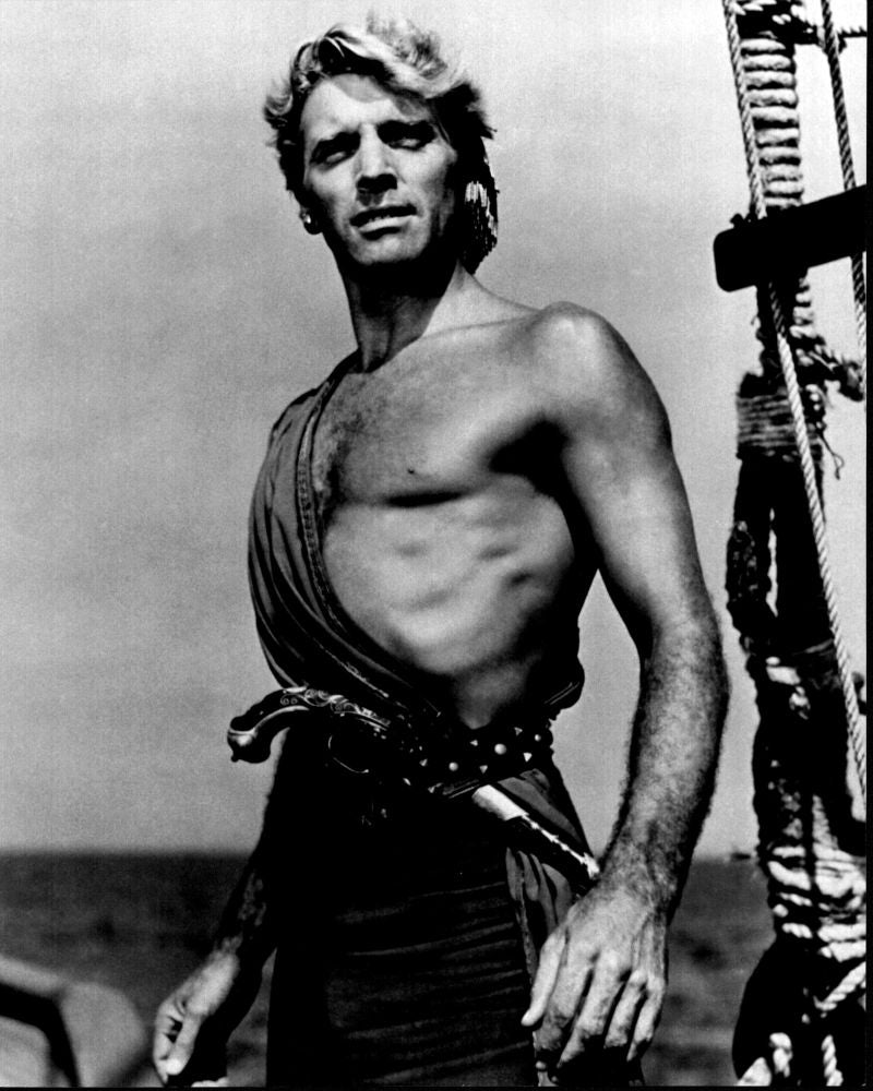 Burt Lancaster in The Crimson Pirate black and white photo print