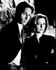 David Duchovny and Gillian Anderson Black and White Photo Print - The X-Files