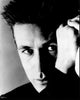Alec Baldwin close-up black and white photo print.