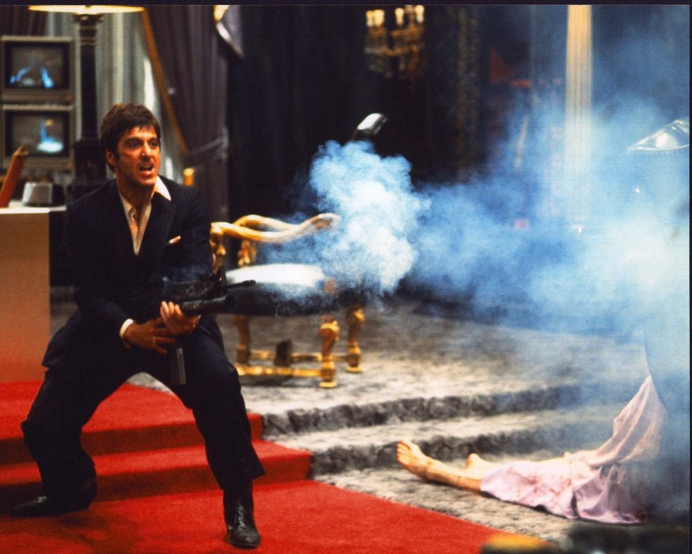 Al Pacino Scarface Photo Print - Firing Gun (8x10)