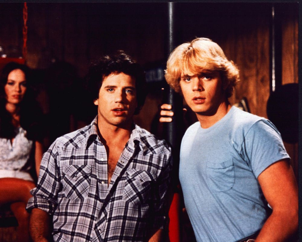 Christopher Mayer and John Schneider in The Dukes of Hazzard Photo Print