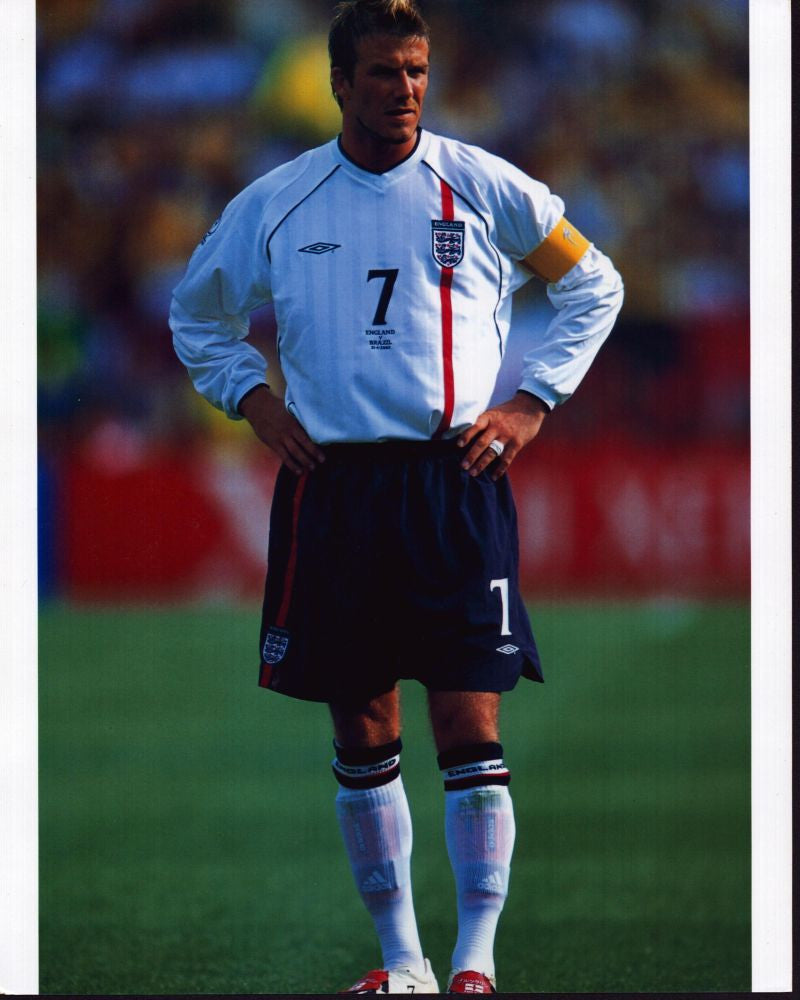 David Beckham On Field Photo Print with Hands on Hips
