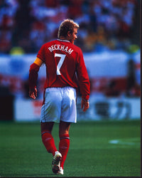 David Beckham Walking Away On Field Photo Print - 8x10