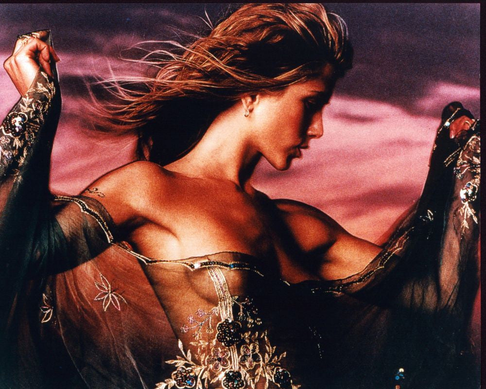 Jennifer Aniston Photo Print - Nude Holding Sheer Sheet (8x10)