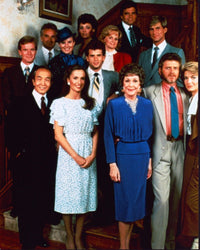 Falcon Crest Cast On Stairs Photo Print - 8x10