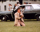 Peter Falk Columbo Photo Print - Kneeling in Grass (8x10)