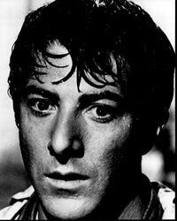 Dustin Hoffman close-up black and white photo print from The Graduate