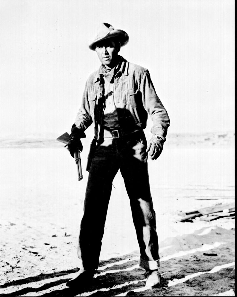 James Stewart black and white photo print from The Man From Laramie
