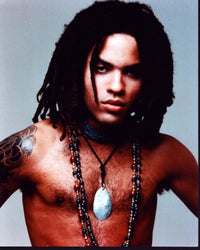 Lenny Kravitz Shirtless Photo Print with Necklaces - 8x10