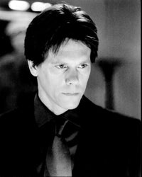Kevin Bacon stylish black and white photo print in a suit.