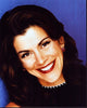 Wendie Malick headshot photo print with blue background