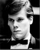 Kevin Bacon wearing tuxedo in diner black and white photo print.