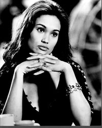 Tia Carrere black and white photo print from Wayne's World 2