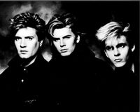 Duran Duran Trio Black and White Photo Print - 8x10
