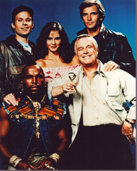 The A-Team Cast Photo Print with Blue Background