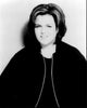 Black and white photo print of Rosie O'Donnell wearing a jacket.