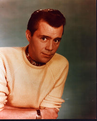 Dirk Bogarde in yellow sweater photo print, arms crossed