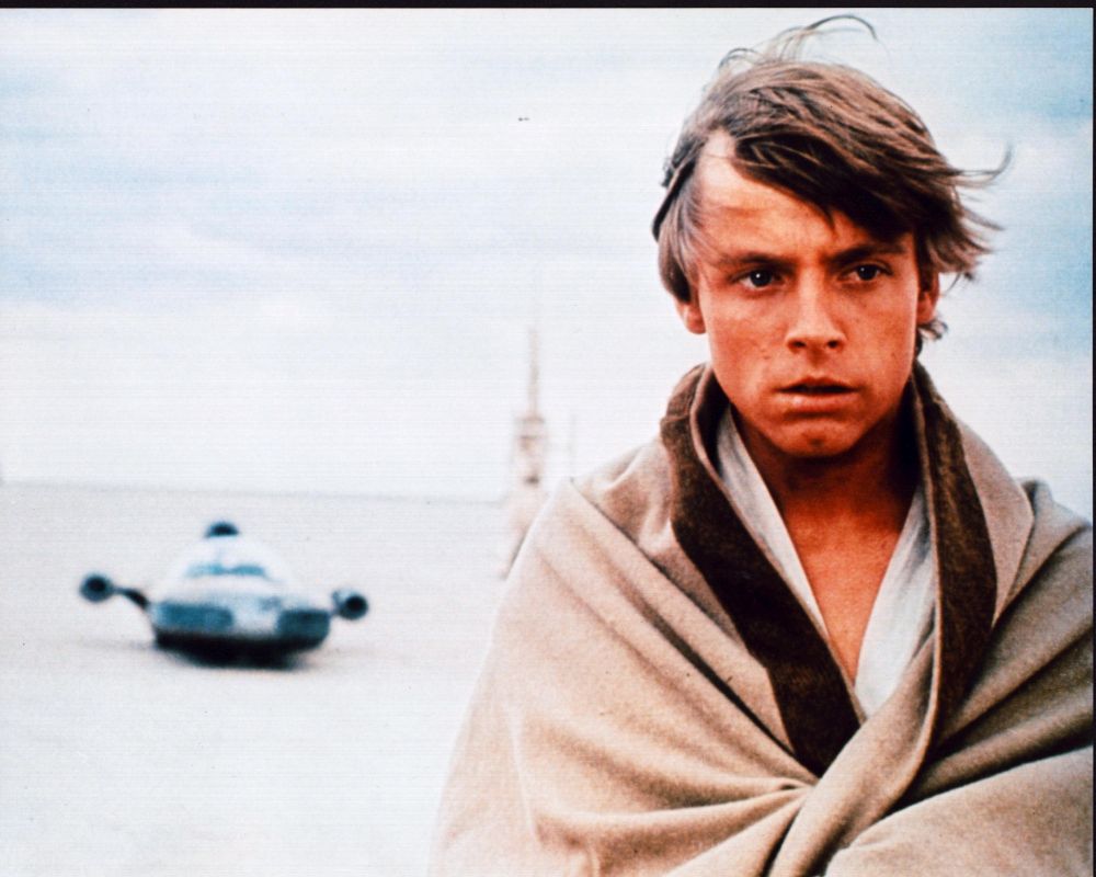 Mark Hamill as Luke Skywalker in Star Wars: Episode IV - A New Hope Photo Print
