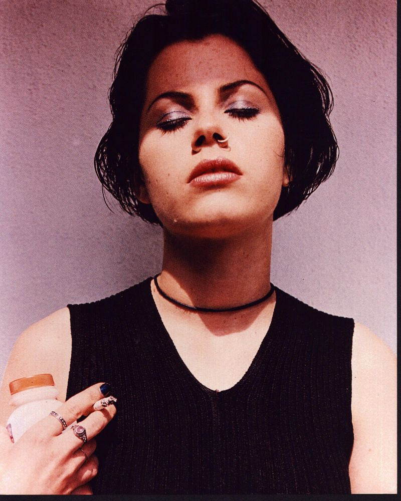 Fairuza Balk Smoking Cigarette Photo Print - Eyes Closed (8x10)