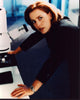 Gillian Anderson photo print with microscope, 8x10 size.