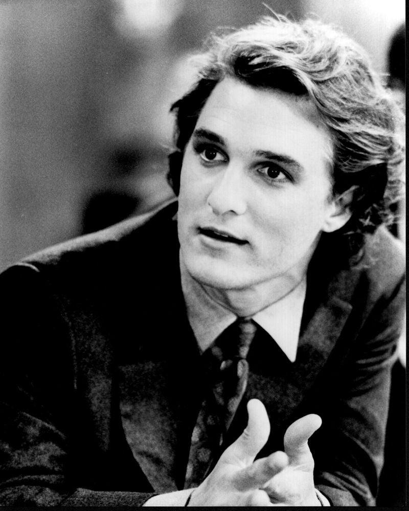 Matthew McConaughey Leaning Forward in Contact Black and White Photo Print