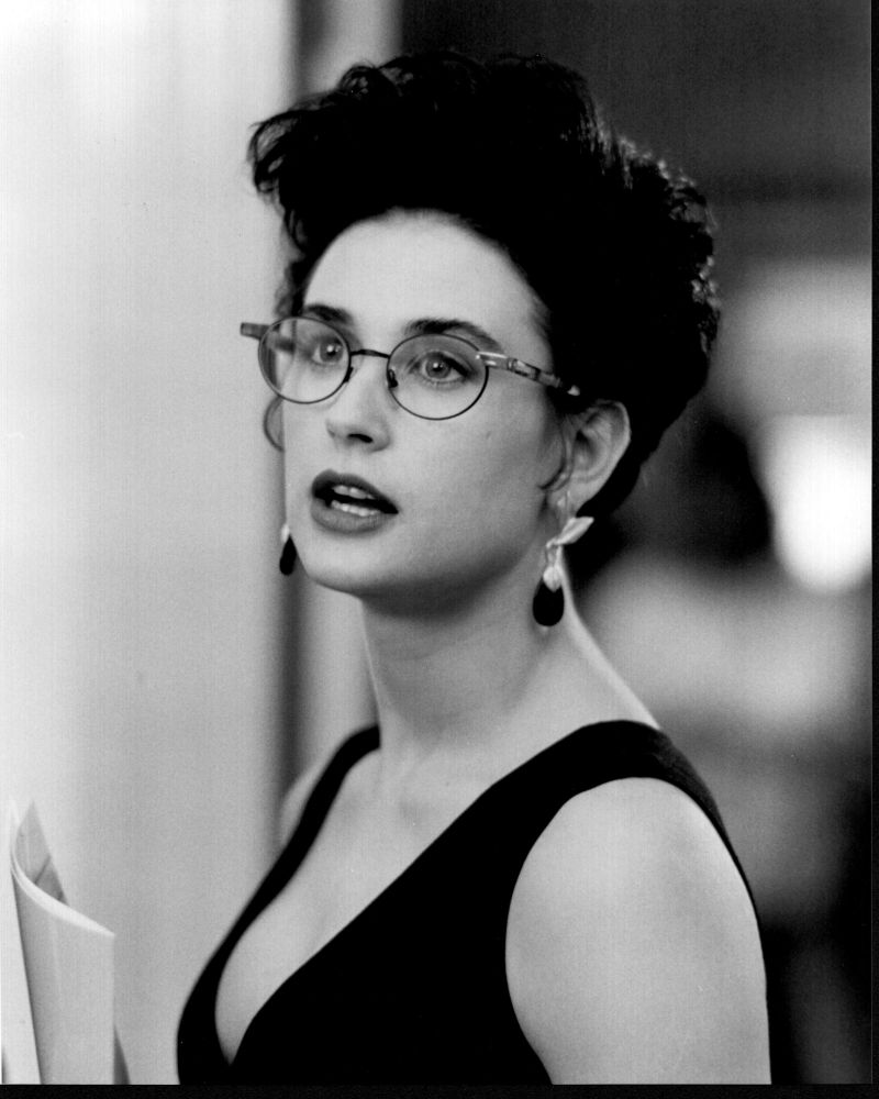 Demi Moore black and white photo print from Nothing But Trouble