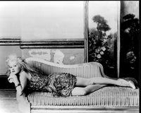 Cyndi Lauper Black and White Photo Print - Laying on Couch