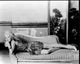 Cyndi Lauper Black and White Photo Print - Laying on Couch
