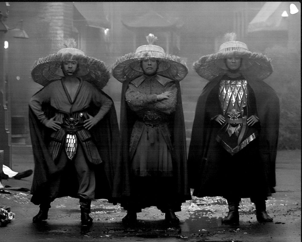 Big Trouble In Little China Black and White Photo Print featuring Peter Kwong, Carter Wong, and James Pax - Multiple Sizes Available