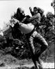 Ben Chapman and Julie Adams Creature From The Black Lagoon Black and White Photo Print