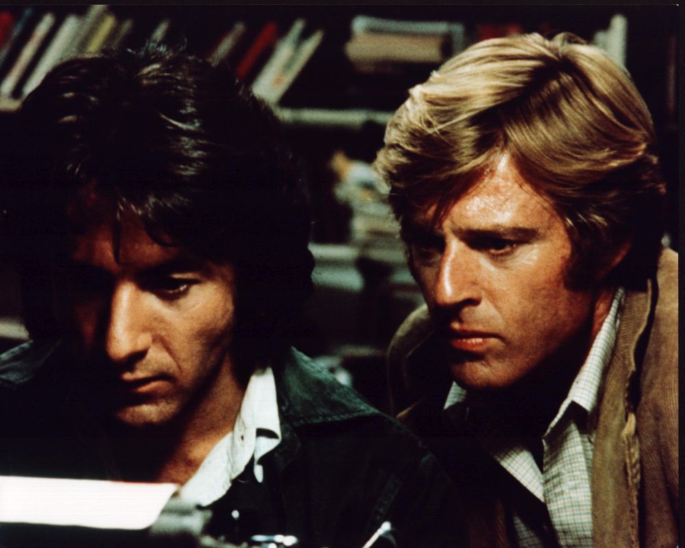 Dustin Hoffman and Robert Redford photo print from All The President's Men