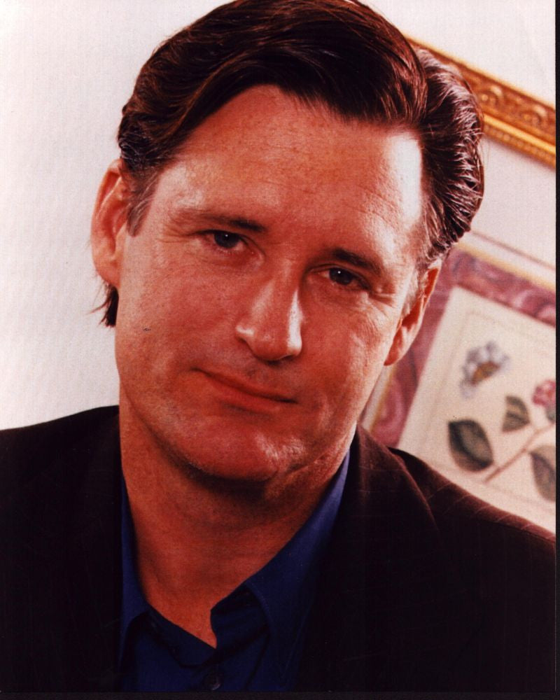 Bill Pullman Close-Up Photo Print in Black Blazer and Blue Shirt