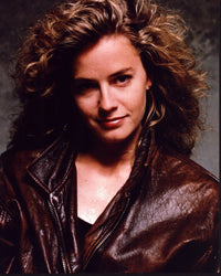 Elisabeth Shue in Brown Leather Jacket Photo Print