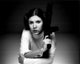 Carrie Fisher as Princess Leia Black and White Photo Print