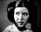 Carrie Fisher as Princess Leia Black and White Photo Print