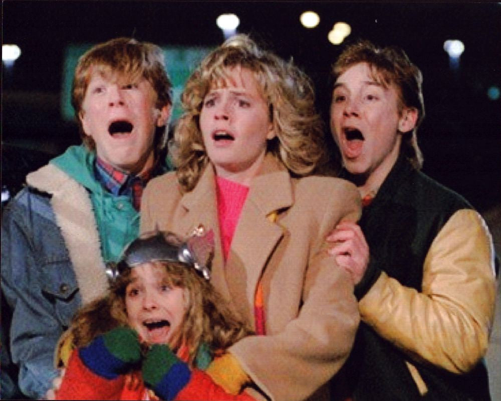 Adventures In Babysitting Photo Print Featuring Anthony Rapp, Maia Brewton, Elisabeth Shue, and Keith Coogan
