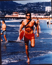 David Hasselhoff Baywatch Beach Scene Photo Print - 8x10