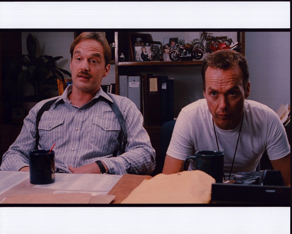 Michael Bowen and Michael Keaton in Jackie Brown photo print