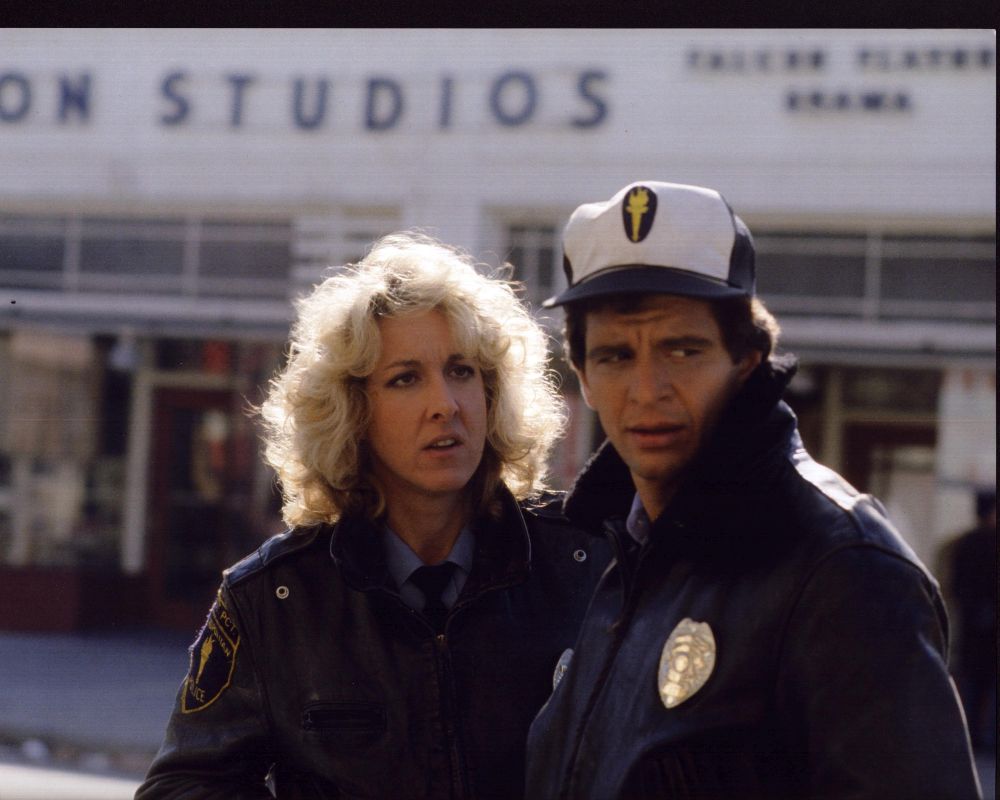 Betty Thomas and Ed Marinaro in Hill Street Blues photo print.