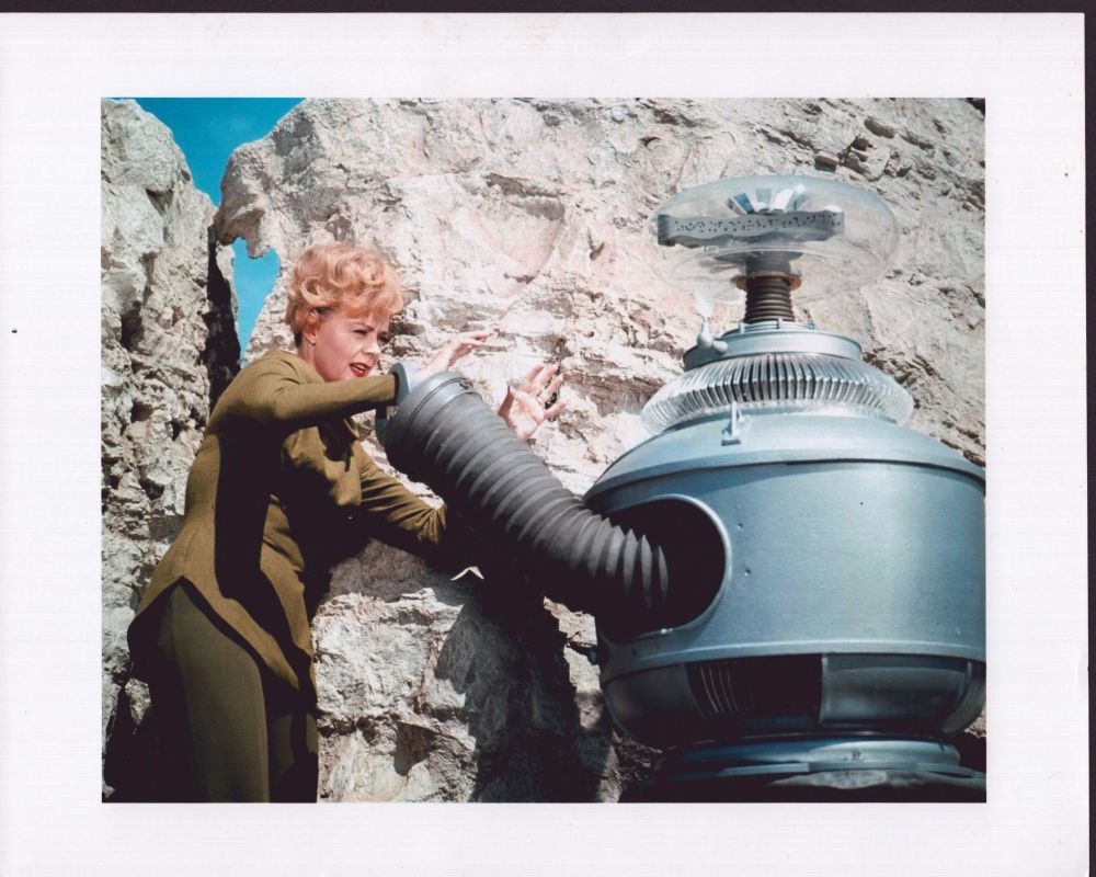 June Lockhart and Robot Photo Print from Lost In Space