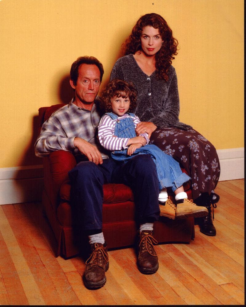 Millennium photo print featuring Lance Henriksen, Brittany Tiplady, and Megan Gallagher.