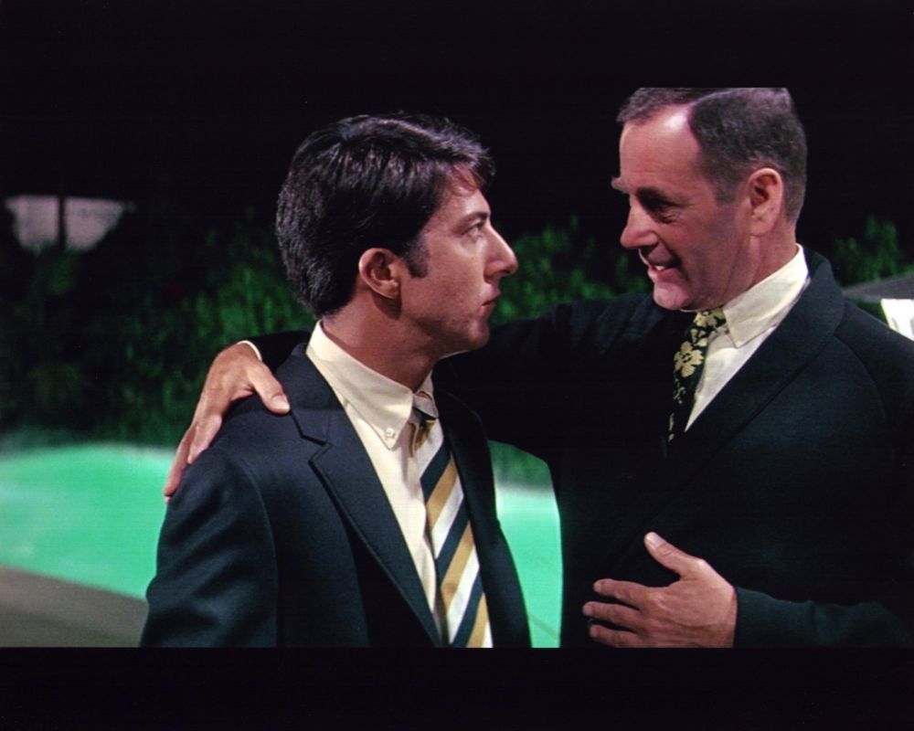 Dustin Hoffman and Walter Brooke photo print from The Graduate.