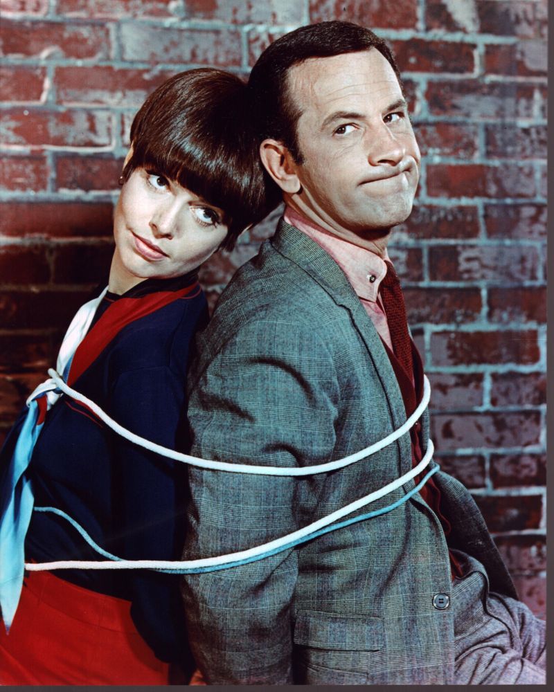 Get Smart photo print featuring Barbara Feldon and Don Adams