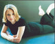 Jodie Foster Photo Print in Black - Laying on Floor (8x10)